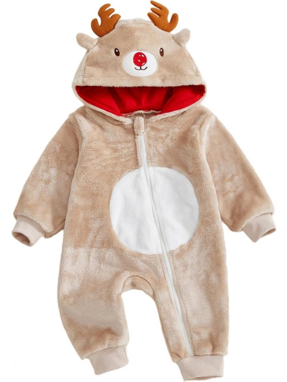 Cozy Baby Fall Winter Romper Hoodie for Boys & Girls - Cute Infant Outfit